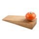 2 Pieces Orange Round Ceramic Wooden Door Stopper